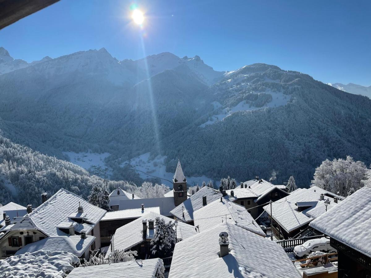 Chalet Rayon De Soleil Gryon Villars 외부 사진