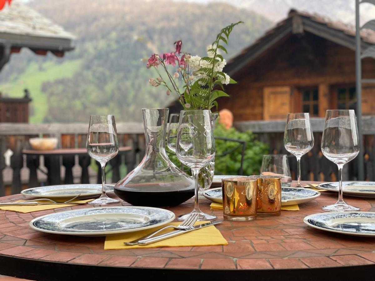 Chalet Rayon De Soleil Gryon Villars 외부 사진